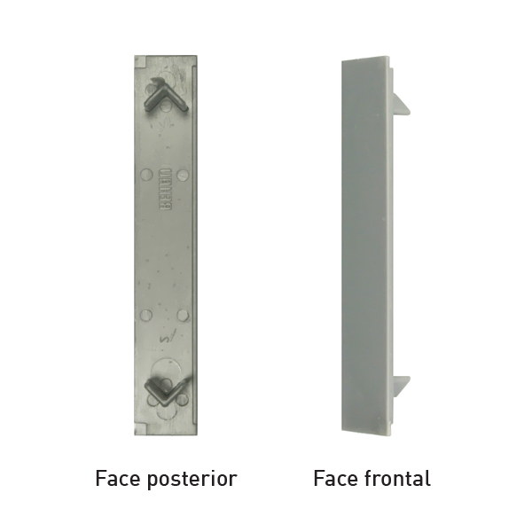 Topo / remate para rodap� pl�stico